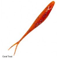 Scented Jerk ShadZ 5 Coral Trout